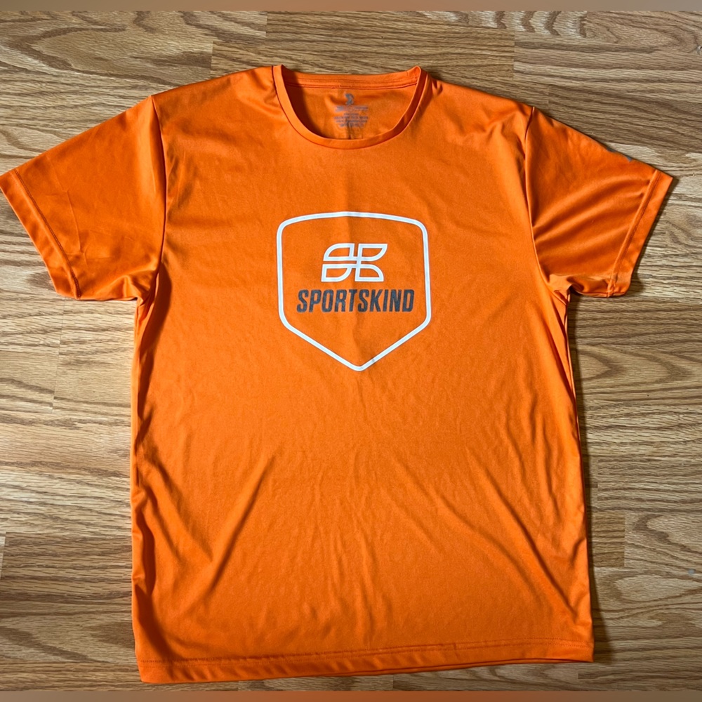 🧡 Sportskind Performance Dri-Fit T-Shirt – Orange, Size L